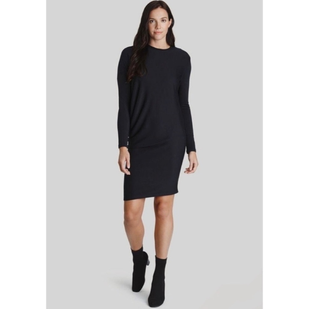 Kit and Ace Black Asymmetrical Dress